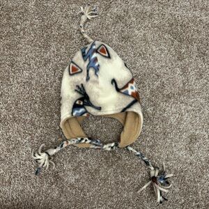 Aztec Geometric &‎ Animal Pattern Fleece Winter Hat